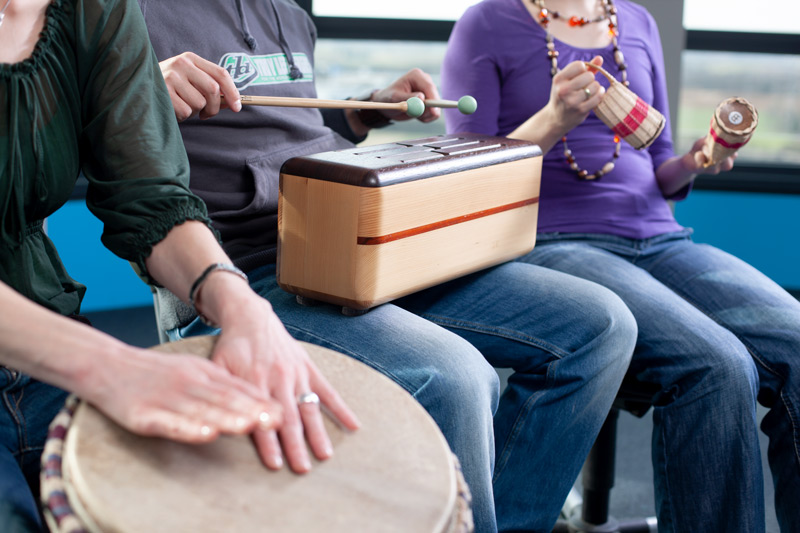 a music therapy session