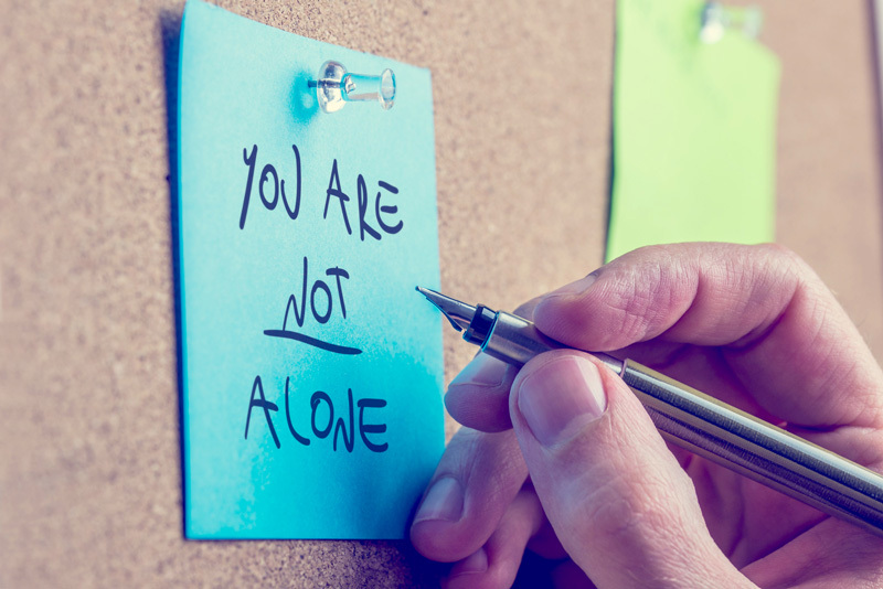 You are not alone