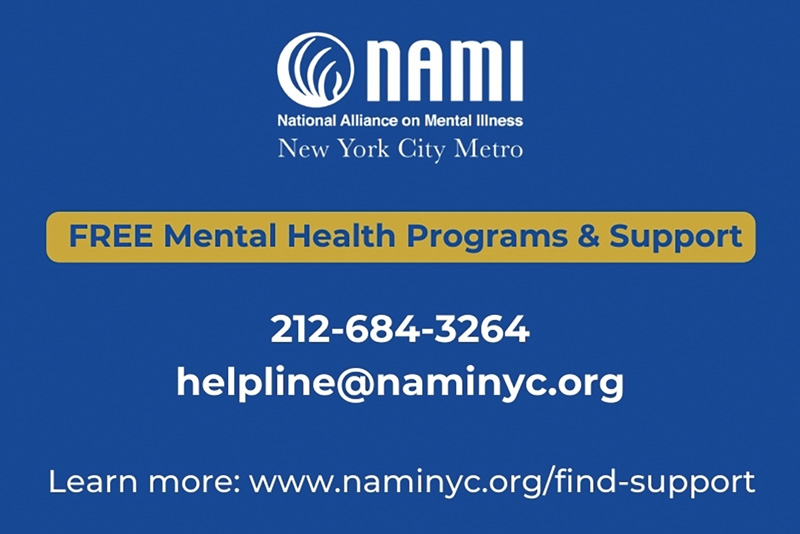 NAMI NYC Mental Health Programs & Support to help end mental health stigma