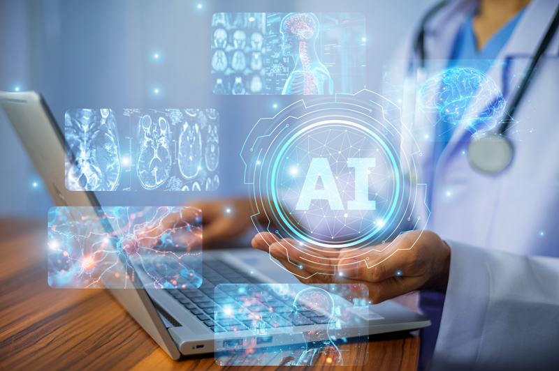 Doctors benefit from AI technology's support in surgery, diagnosis, and personalized treatment plans for their patients.