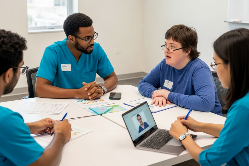 Behavioral Health Professionals Supporting Individual with Development Disability