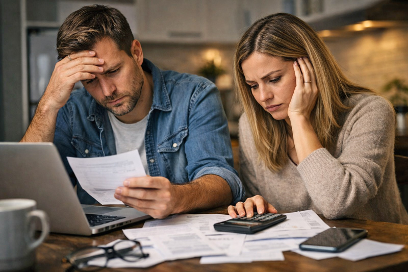 Couple Financial Stress Health Burden