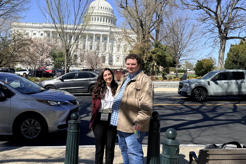 Kimberly Schreiber with Brother Stephen